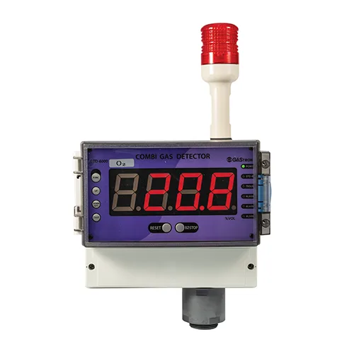 GTD-6000 수신부 일체형 가스감지기 - 감지부와 수신부를 합친 벽걸이형 (GTD-6000A·6000Ex)